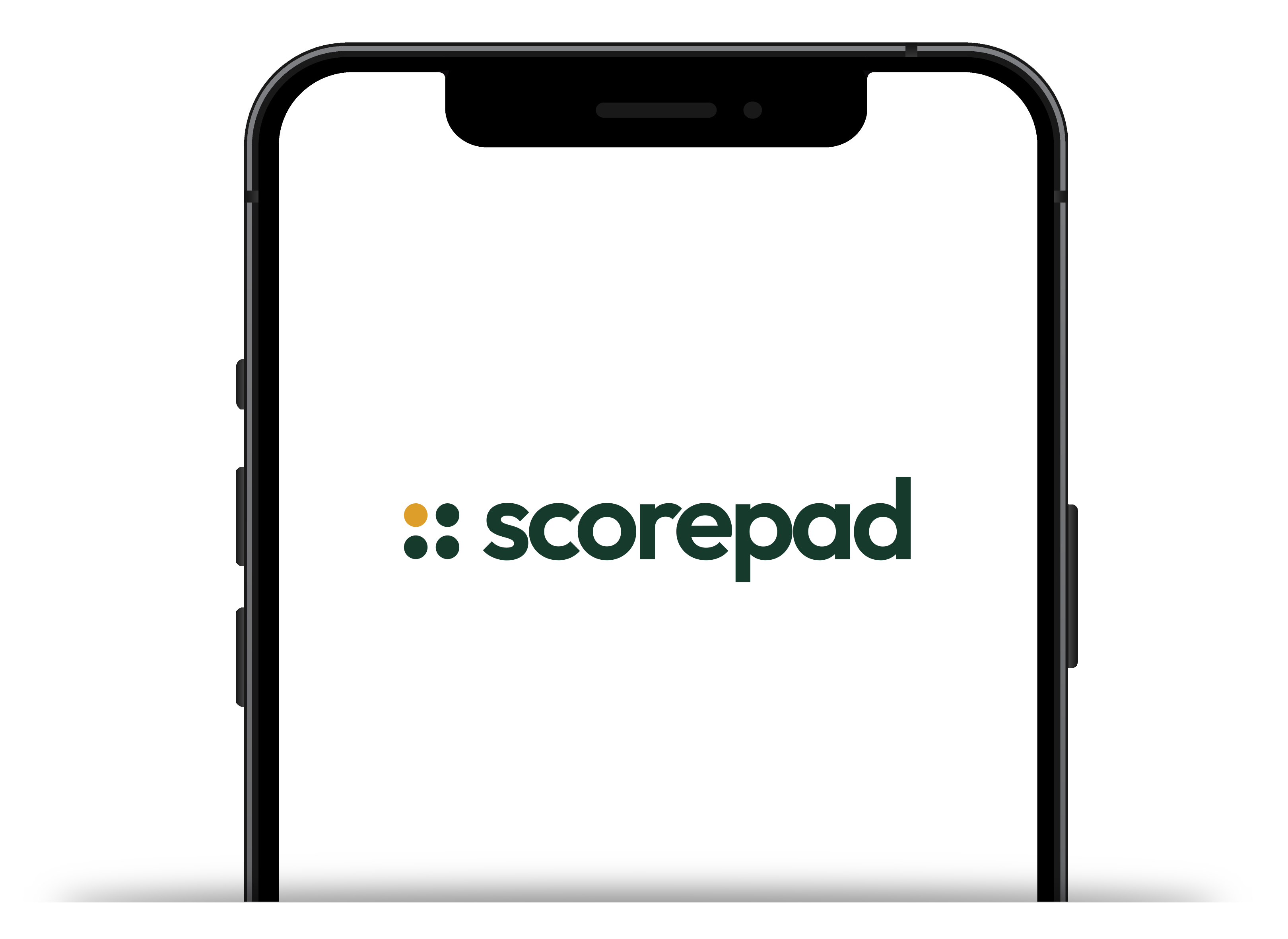 Scorepad App on Mobile Phone